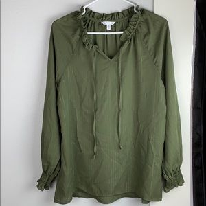 Foil print top size medium